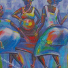 Aesthetic African Dancers Diamond Painting