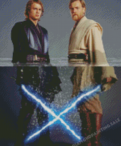 Obi Wan Kenobi And Skywalker Diamond Painting