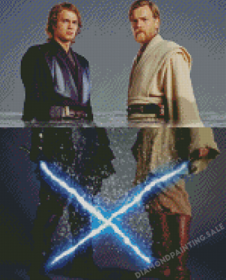 Obi Wan Kenobi And Skywalker Diamond Painting