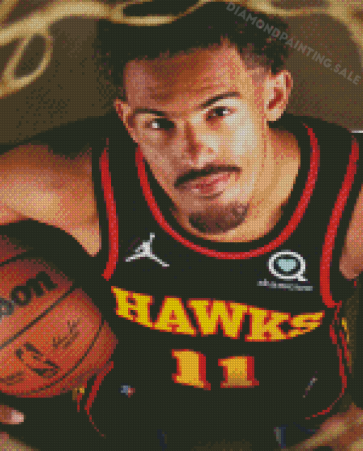 Trae Young Diamond Painting