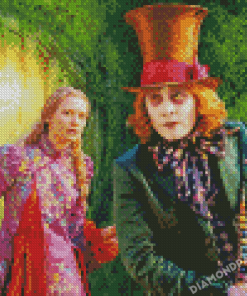 Alice Through The Looking Glass Movie Characters Diamond Painting