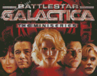 Battlestar Galactica Serie Poster Diamond Painting