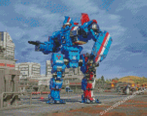 Mechwarrior Game Diamond Painting