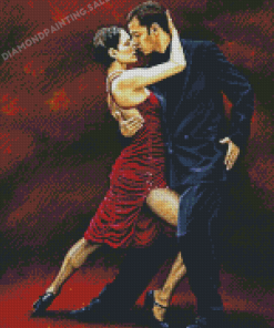 Tango Dancers Couple Diamond Painting