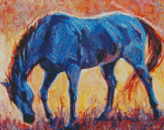 Aesthetic Impressionist Horse Diamond Painting