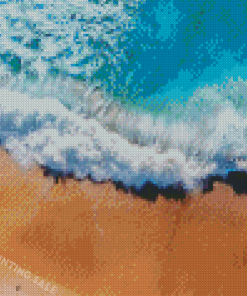 Aesthetic Beach And Waves Diamond Painting