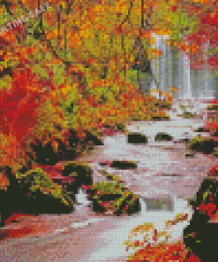 Fall Scenery Landscape Diamond Painting