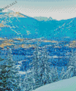 Snowy Mountains Whistler Diamond Painting