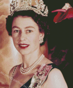 Young Queen Elizabeth Diamond Painting