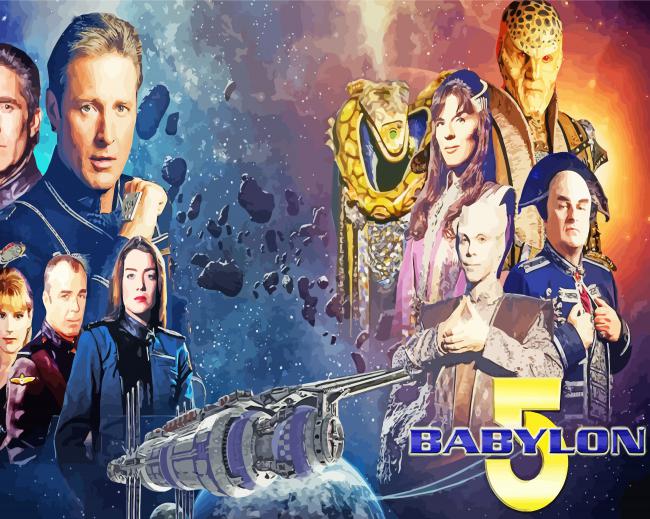 Babylon 5 Movie Poster Diamond Painting
