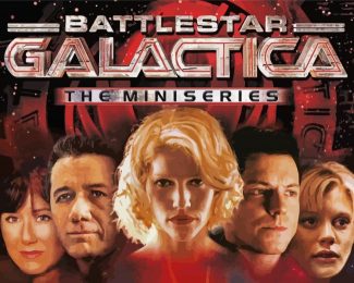 Battlestar Galactica Serie Poster Diamond Painting
