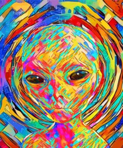 Colorful Abstract Alien Diamond Painting