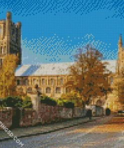 Ely Cathedral Cambridgeshire diamond painting