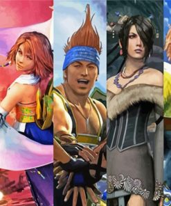 Final Fantasy X Characters Diamond Painting