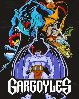 Gargoyles Poster Diamond Painting