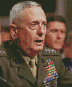 General Mattis Marine Corps Diamond Painting