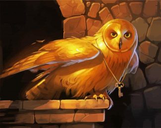Guardian Owl diamond painting