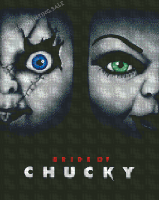 Bride Of Chucky Movie Poster Diamond Painting