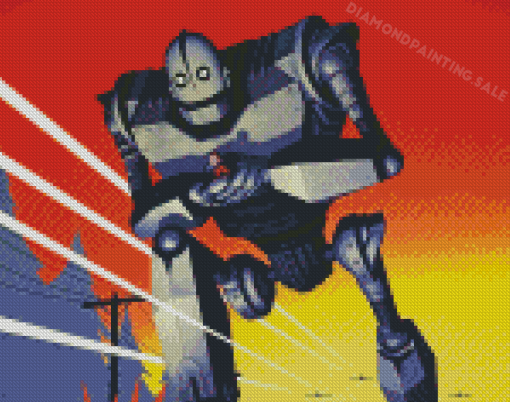 The Iron Giant Characters Diamond Painting
