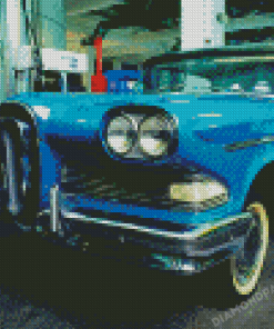 Blue Edsel Ford Diamond Painting