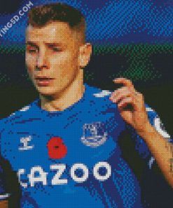 Lucas Digne Football Player Everton diamond painting