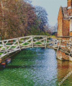 Mathematical Bridge Cambridgeshire diamond painting