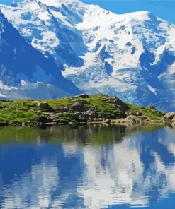 Mont Blanc Italian Mountains Diamond Painting