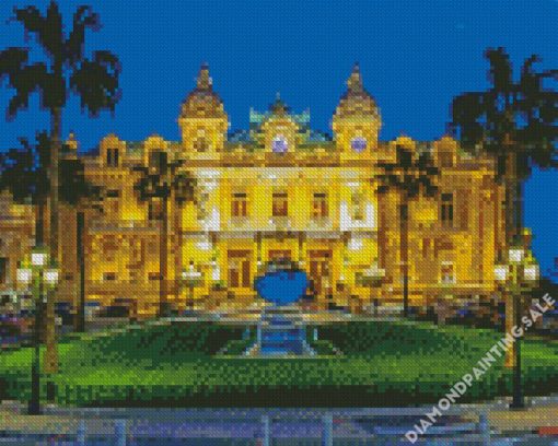 Monte Carlo Casino Monaco Diamond Painting