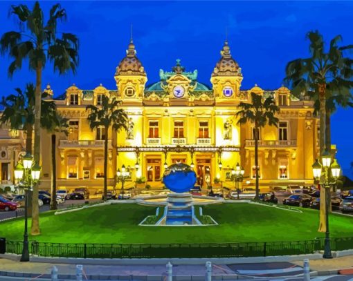 Monte Carlo Casino Monaco Diamond Painting