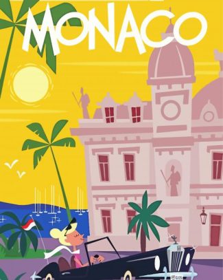 Monte Carlo Monaco Poster Diamond Painting