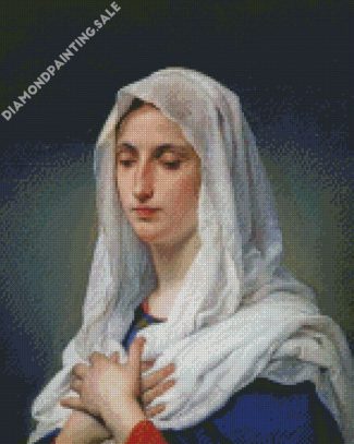 Praying Woman Francesco Hayez Diamond Painting
