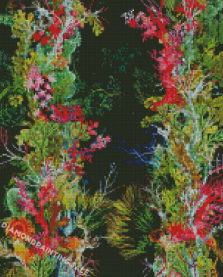 Colorful Seaweed Art Diamond Painting