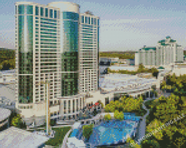 Foxwoods Resort Casino Building Diamond Painting