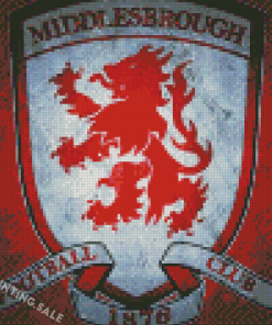 Middlesbrough FC Logo Diamond Painting