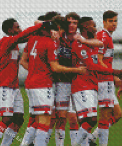 Middlesbrough FC Team Diamond Painting