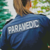 Paramedic Woman Dimond Painting