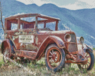 Rusty Ford Model T Diamond Painting