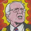 Senator Bernie Sanders Pop Art Diamond Painting