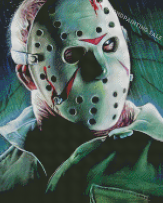 Jason Goes To Hell Scary Character Diamond Painting