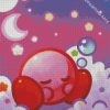 Sleepy Kirby Diamond Painting