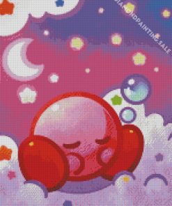 Sleepy Kirby Diamond Painting