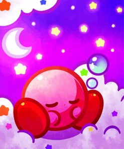 Sleepy Kirby Diamond Painting
