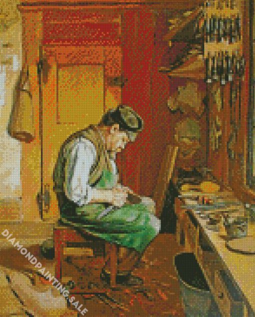 The Old Shoemaker Diamond Painting