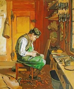 The Old Shoemaker Diamond Painting