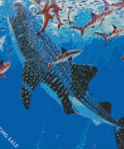 Whale Shark Underwater Diamond Painting