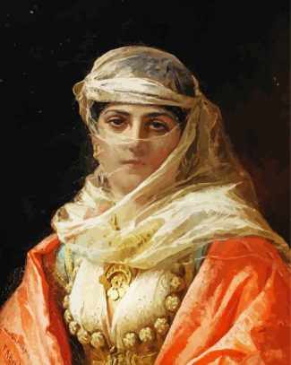 Young Moorish Woman Diamond Painting