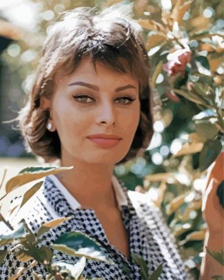 Actress Sophia Loren Diamond Painting