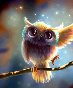 Adorable Cute Owl diamond painting
