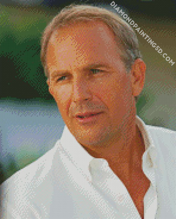 Aesthetic Kevin Costner diamond painting