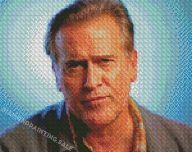 Bruce Campbell American Actor Diamond Painting